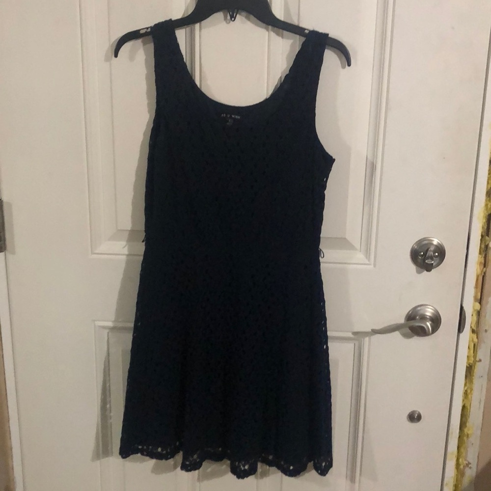 Navy tank dress